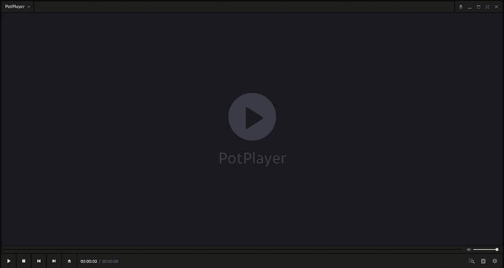 Potplayer的界面