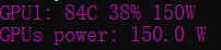 GPU1分别对应温度,风扇,功率