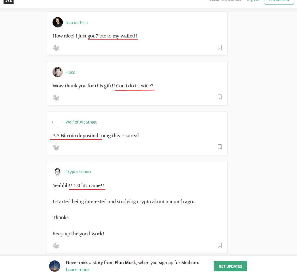 精心策划的虚假的收款评论